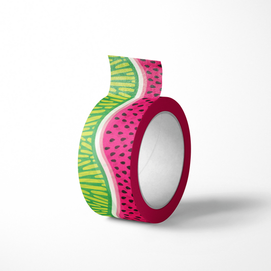 Washi tape designed to look like a watermelon