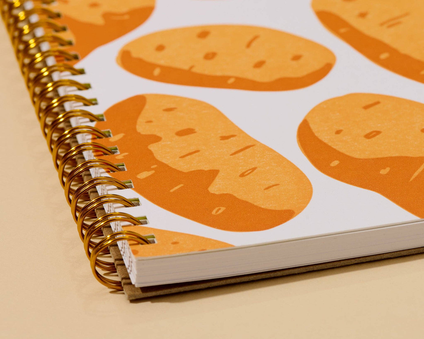 Potato Letterpress Spiral Notebook