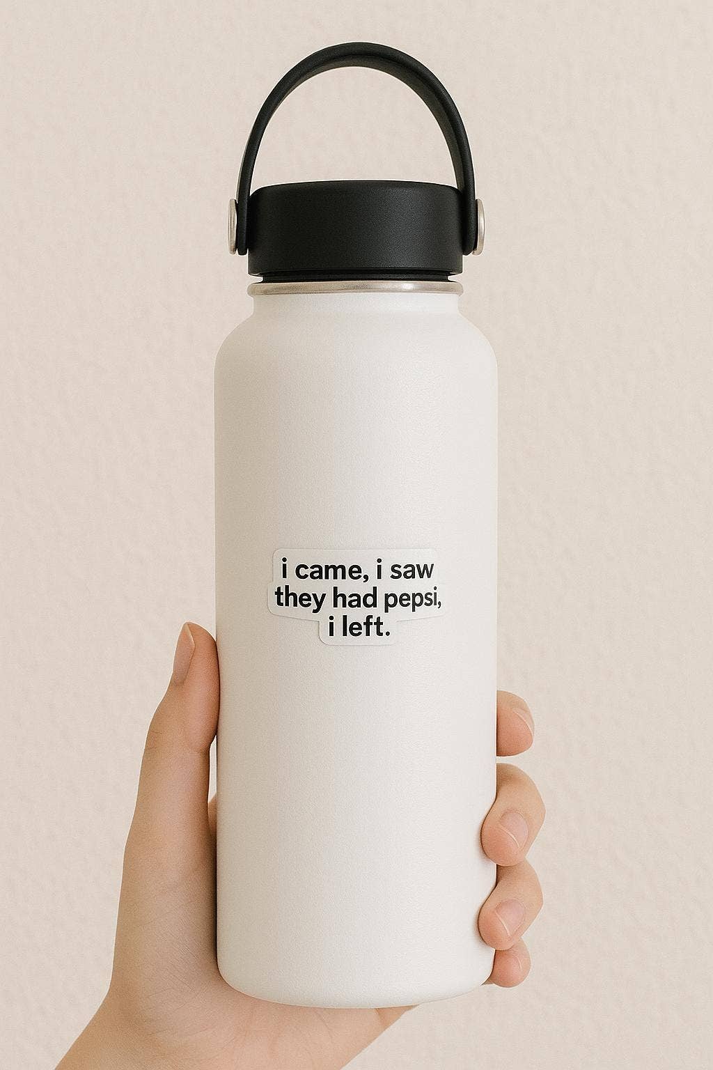 "Team Diet Coke" Holographic Vinyl Sticker