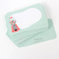 Set of 50 blank note cards designed with a gumball machine on it
