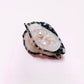 oyster hair claw with pearl detail 