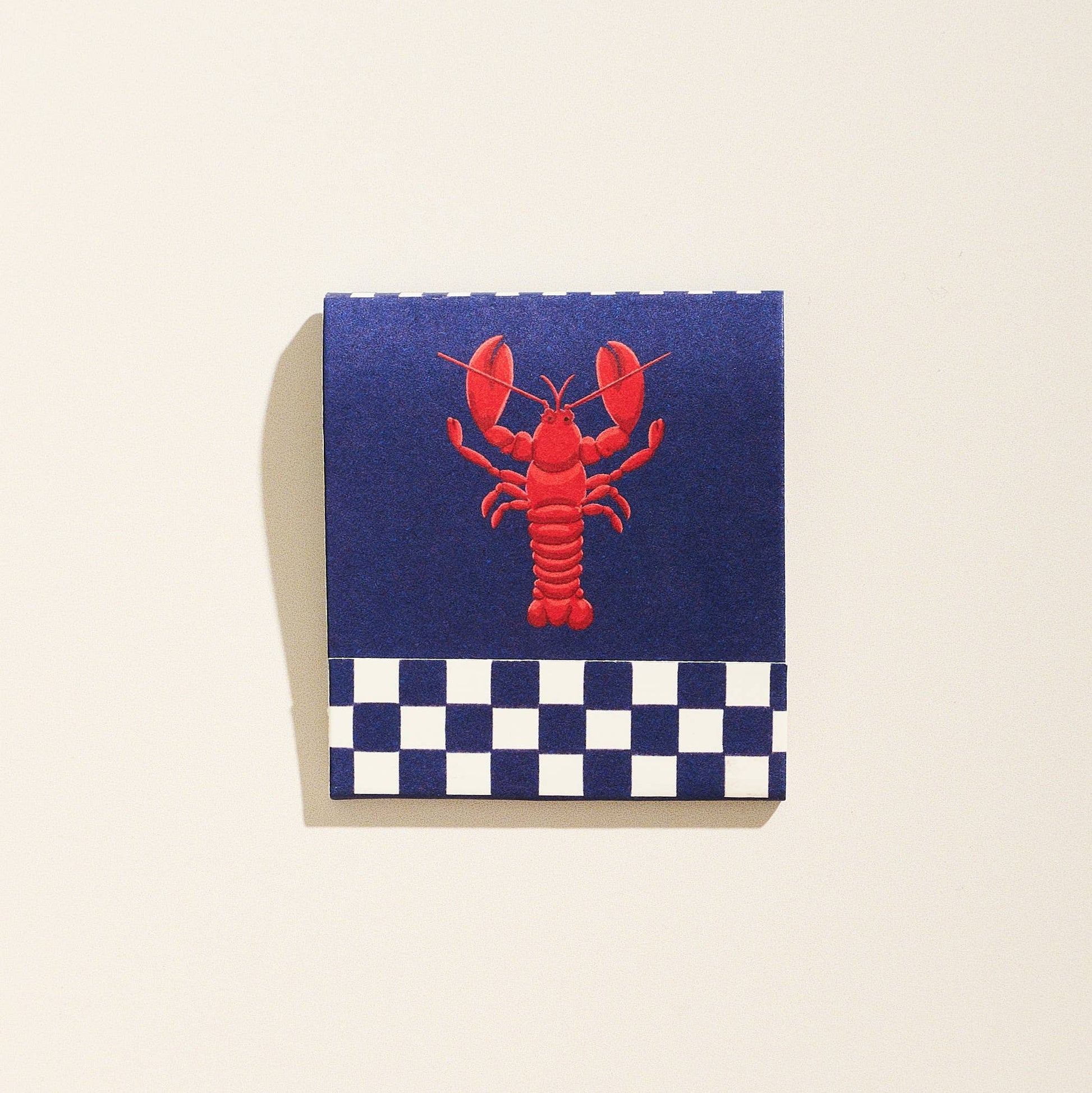 lobster theme designed matchbook