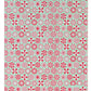 gift wrap sheet designed with red and white peppermint candies on a light green background 