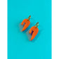 shrimp earrings - back