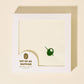 Set of 20 white paper napkins with a single cocktail olive design on it 