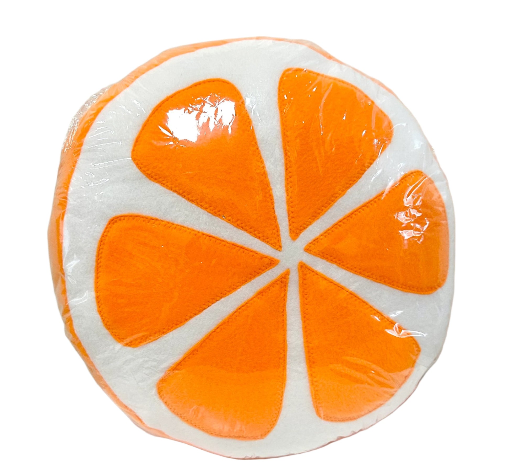 Orange slice pillow