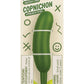 Green squishy pickle pen in packaging with 'npw' branding
