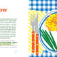 Illustration of a plate with chowchow, a relish, on a checkered tablecloth with text about the dish.