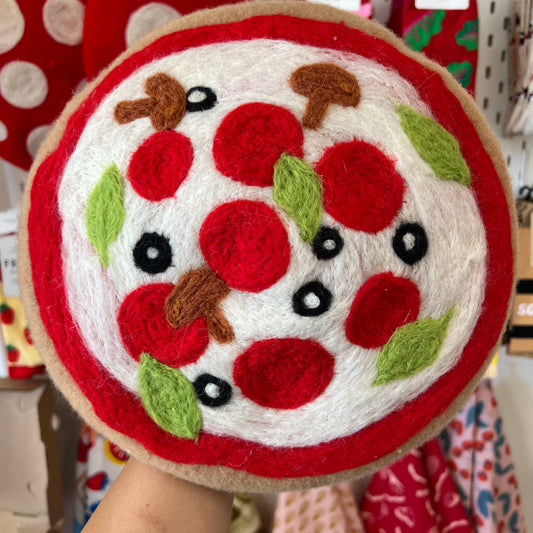 wool pizza beret 