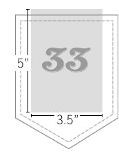 Size Guide: 5x3.5"
