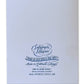 back of card with branding logo as well as manufacturer, contact and copyright information 