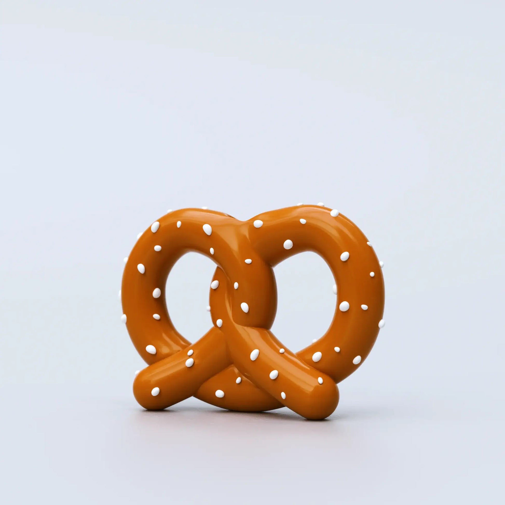 Salted pretzel shaped vase 