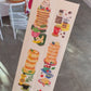 Video to show the pancakes Washi Tape laid out on a paper strip.