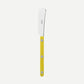 Soft cheese and butter spreader with a shiny, forged metal spreader. The color of the handle is: Yellow