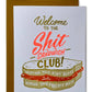 Card with a sandwich graphic and humorous text on a white background