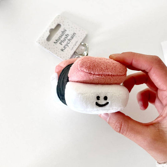 Spam musubi plush keychain