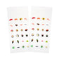 2 pack of sushi washi sticker sheets 