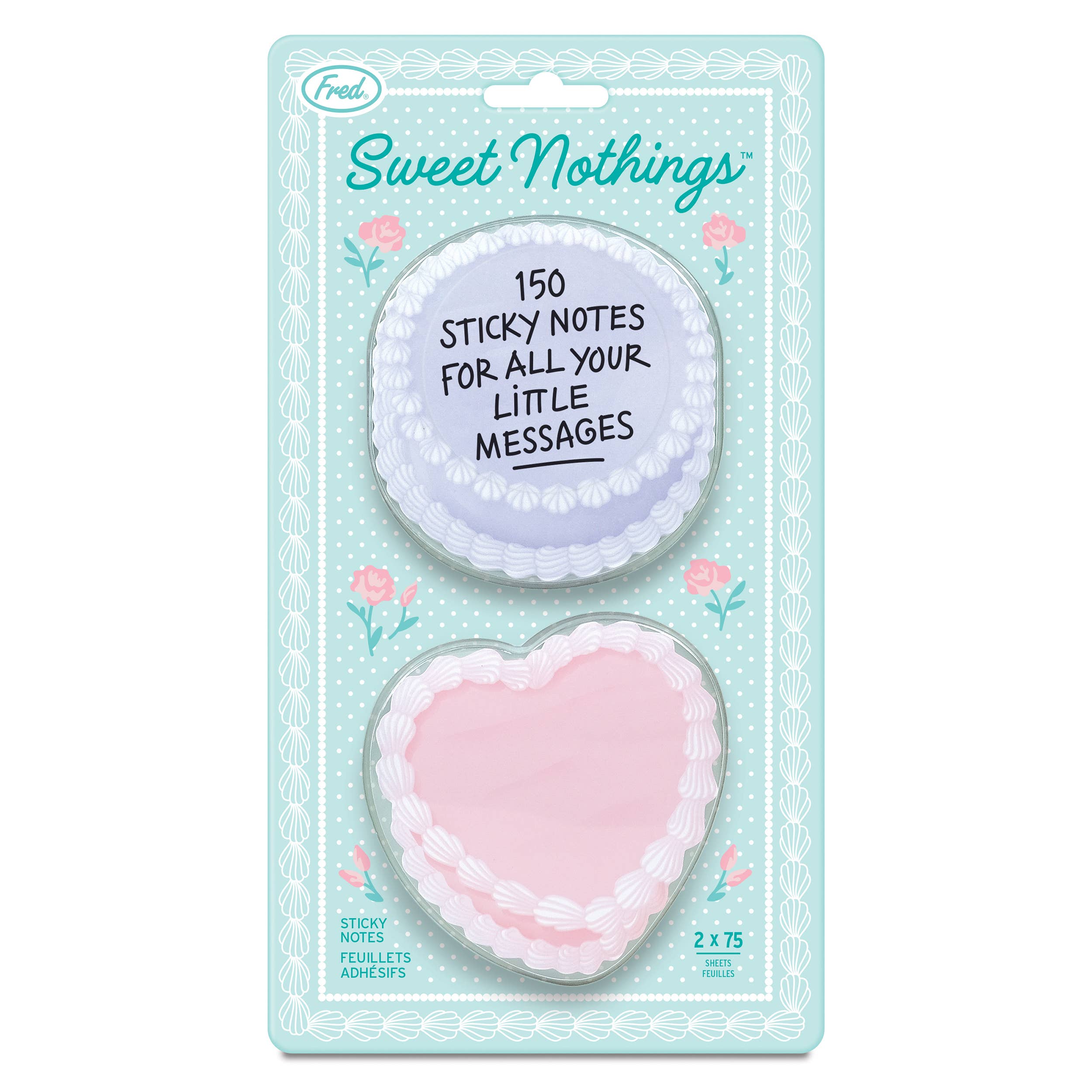 Sweet Nothings Cake Sticky Notes – Parchment Paper