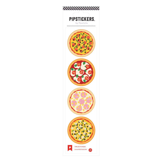PipStickers pizza-shaped stickers on a white background