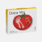 Dolce Vita trinket tray packaging with tomato design on a white background