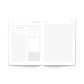 Place to write the recipe in the recipe book