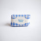 Butter candle packaging -- blue gingham 