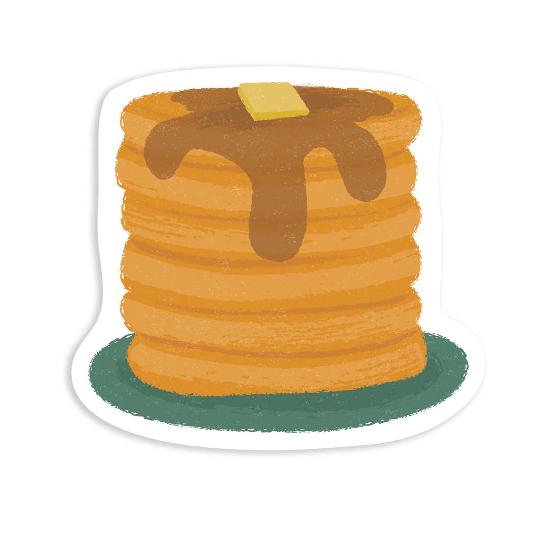 Pancake stack sticker