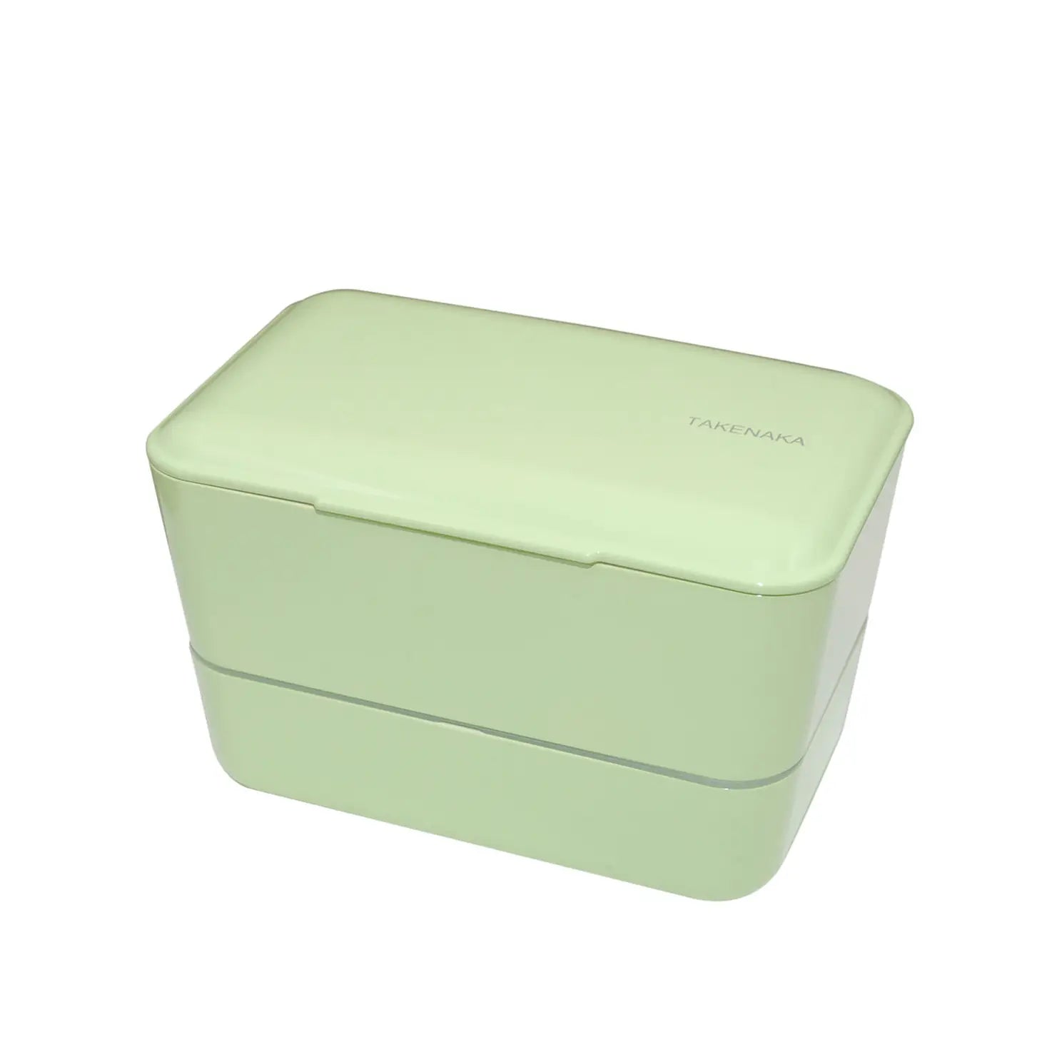 dual bento box in pistachio green 