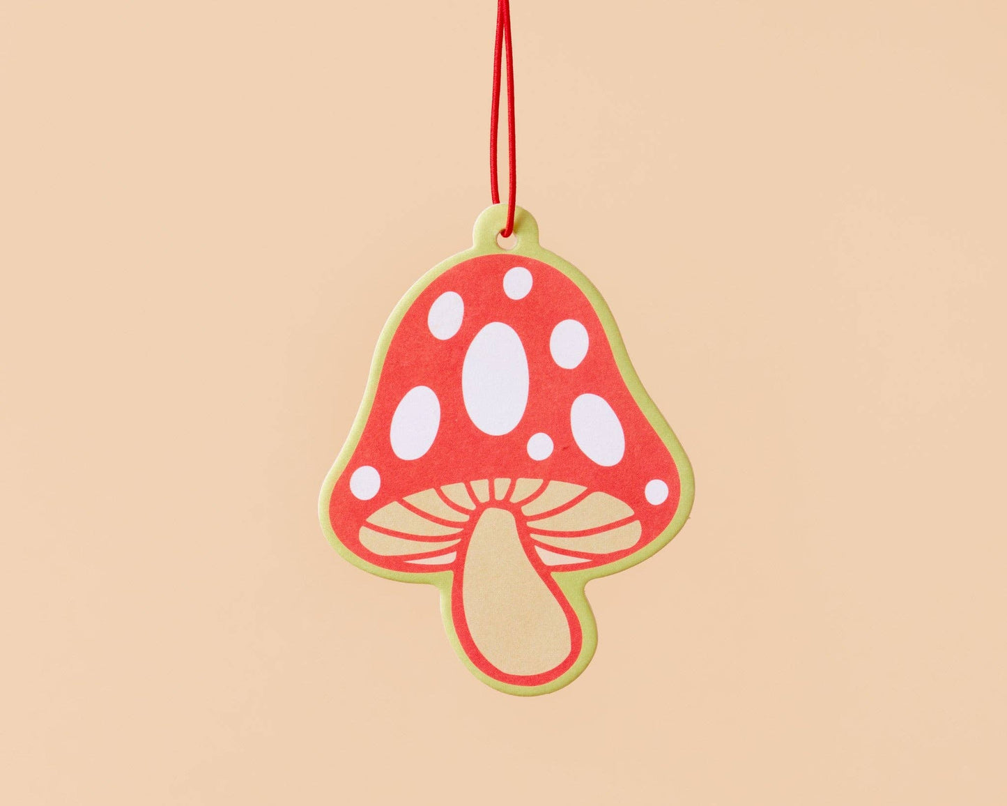 Toadstool mushroom air freshener -- meadow scented 