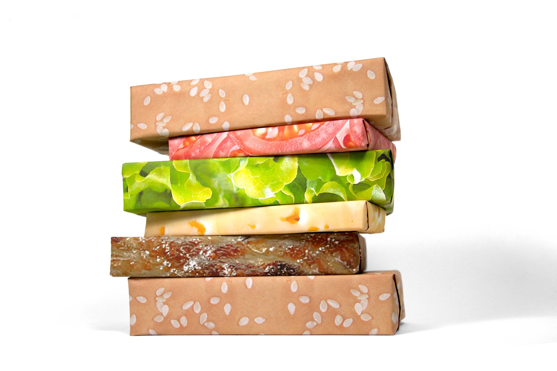 Cheeseburger Wrapping Paper Set – Parchment Paper