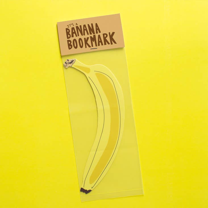 Banana bookmark -- ripe side 