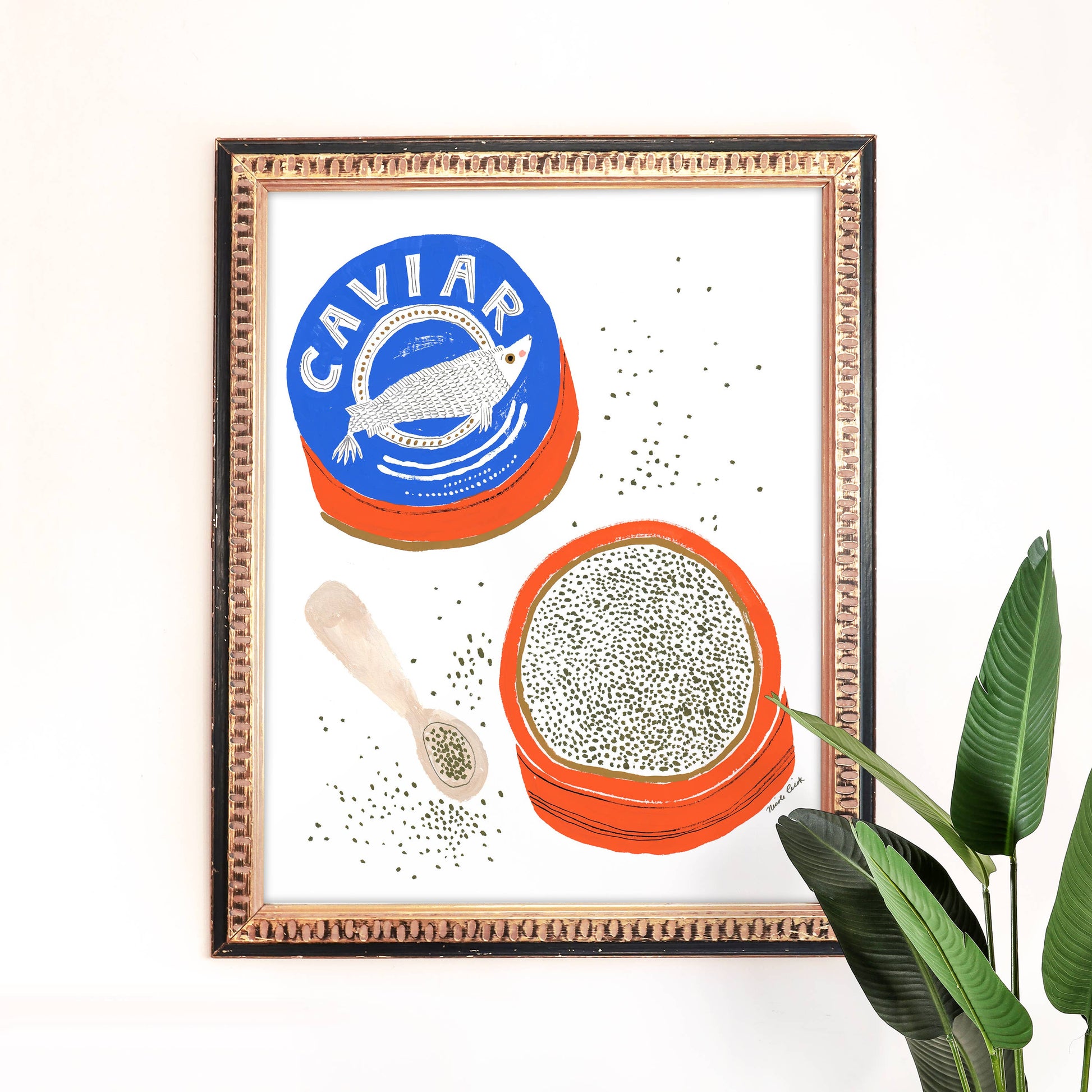 Caviar art print 