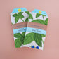 Basil plant dish towel by The Neighborgoods 