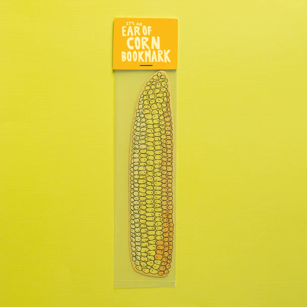 Ear of corn bookmark in packaging 