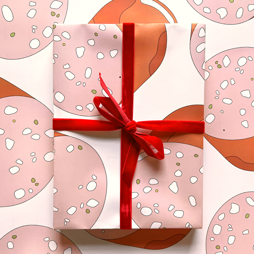 Sheet of mortadella wrapping paper 