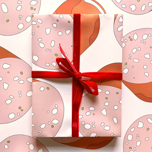 Sheet of mortadella wrapping paper 