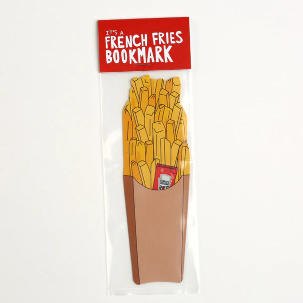 French fries bookmark in packaging 