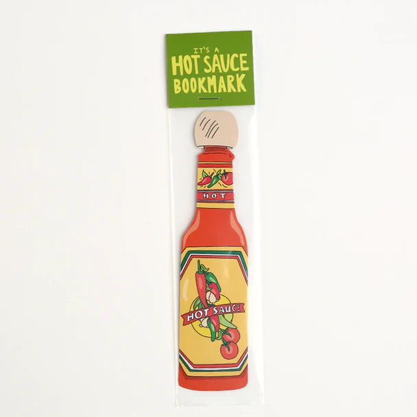 Hot sauce bookmark in packaging 