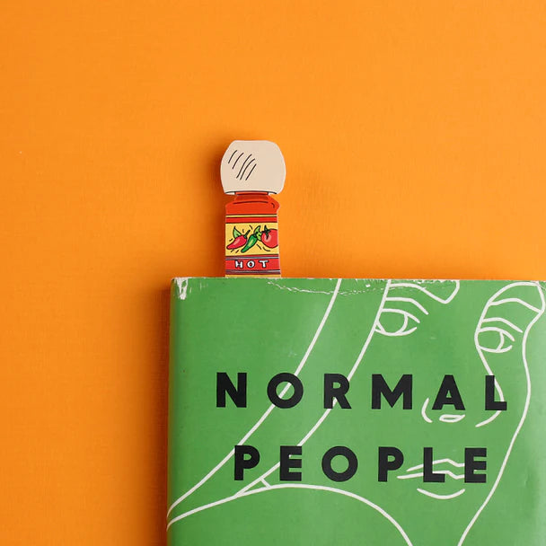 Top of hot sauce bookmark