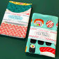 Bowl of Ramen tea/kitchen towel and sushi cotton tea/kitchen towel in packaging 