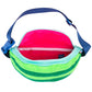 Interior of watermelon fanny pack 