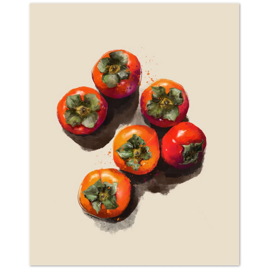 Persimmon art print 