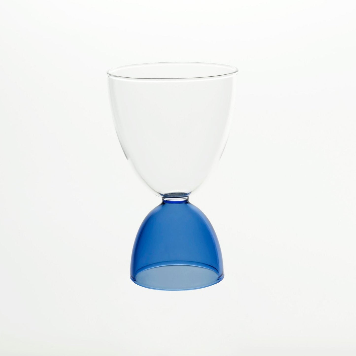 Halftone Mamo glass in blue 