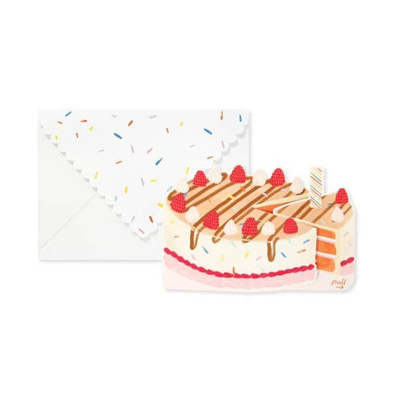 Interactive birthday greeting card