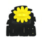 back of brunch enamel pin -- backing is in the shape of a flower.