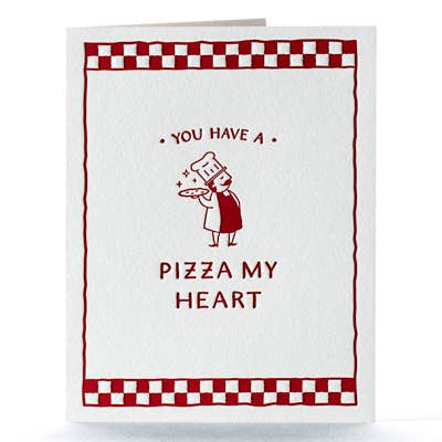 Pizza Guy Valentine's Day Card