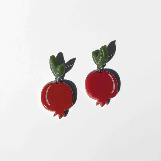 pomegranate earrings 
