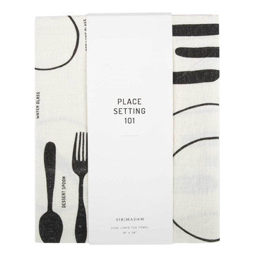 place setting linen napkin or towel in packaging